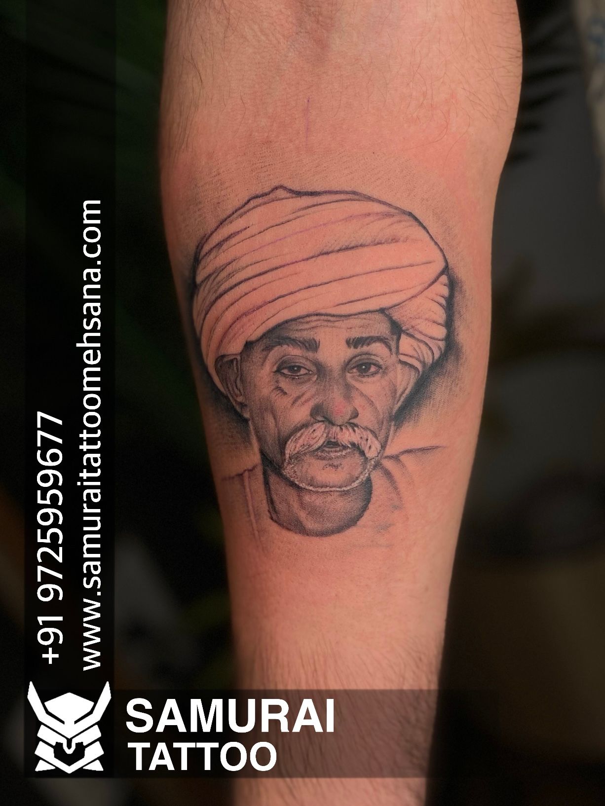 Tattooed by @abhi.chouhan21 Thanks for watching..!!! For appointment..!!!  Contact us: 6267153005 . . #aai #baba #aaitattoo #babatattoo… | Instagram