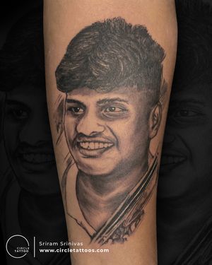 Portrait Tattoo made by Sriram Srinivas at Circle Tattoo Vizag
