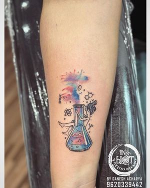 Girl lab tattoo