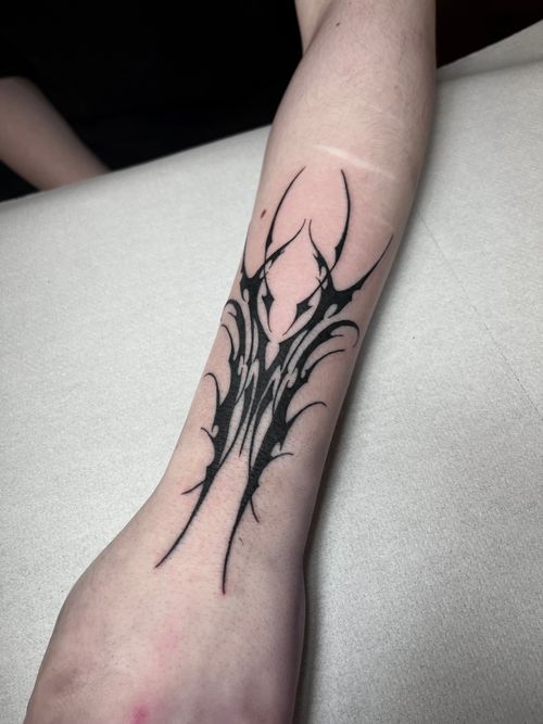 Tribal Forearm Tattoo