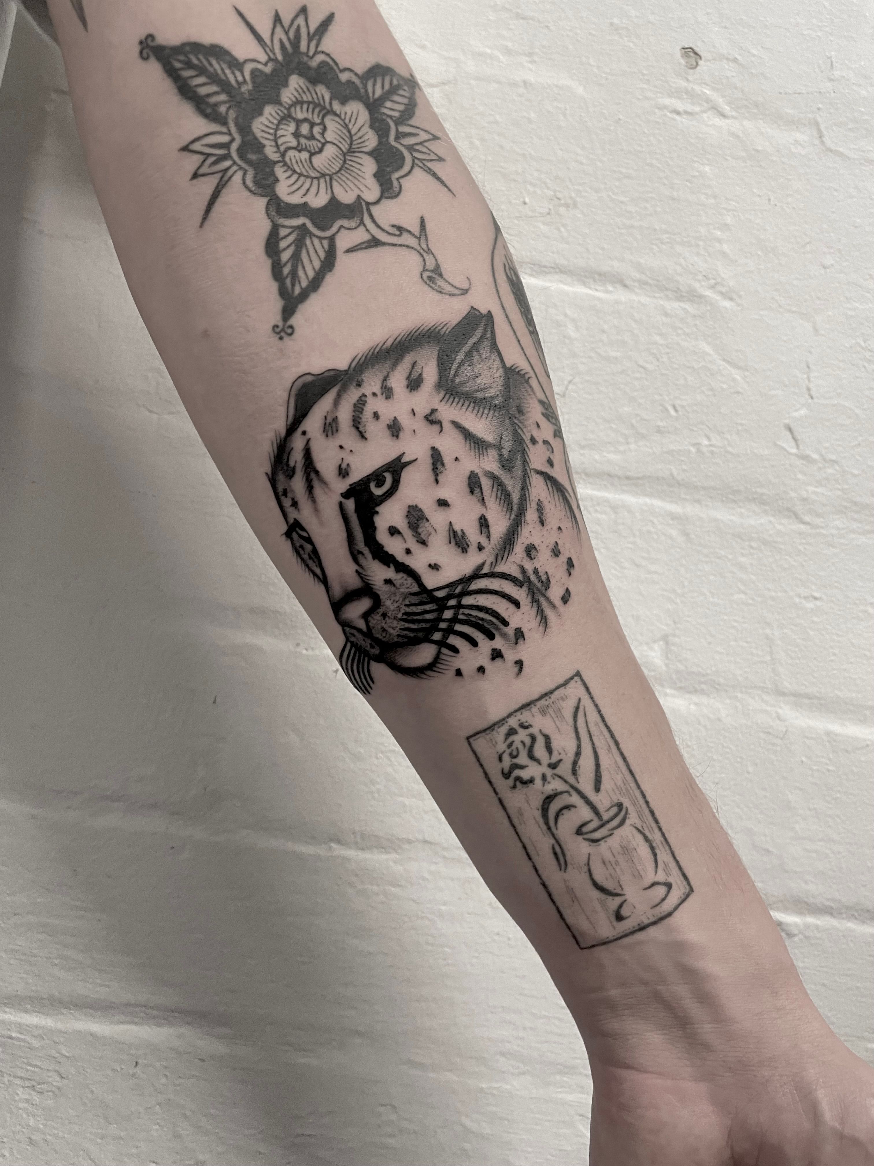 panther neo traditional tattoo 8327412 Vector Art at Vecteezy
