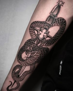 Traditional snake and dagger 🗡️ 