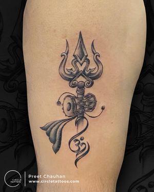 Shiva Elements Tattoo made by Preet Chauhan at Circle Tattoo Vizag