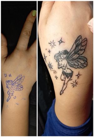 Angel tattoo 
#handtattoo
#girl
#fairytale 
#TanzeelSarwar 
#vampires_polour 