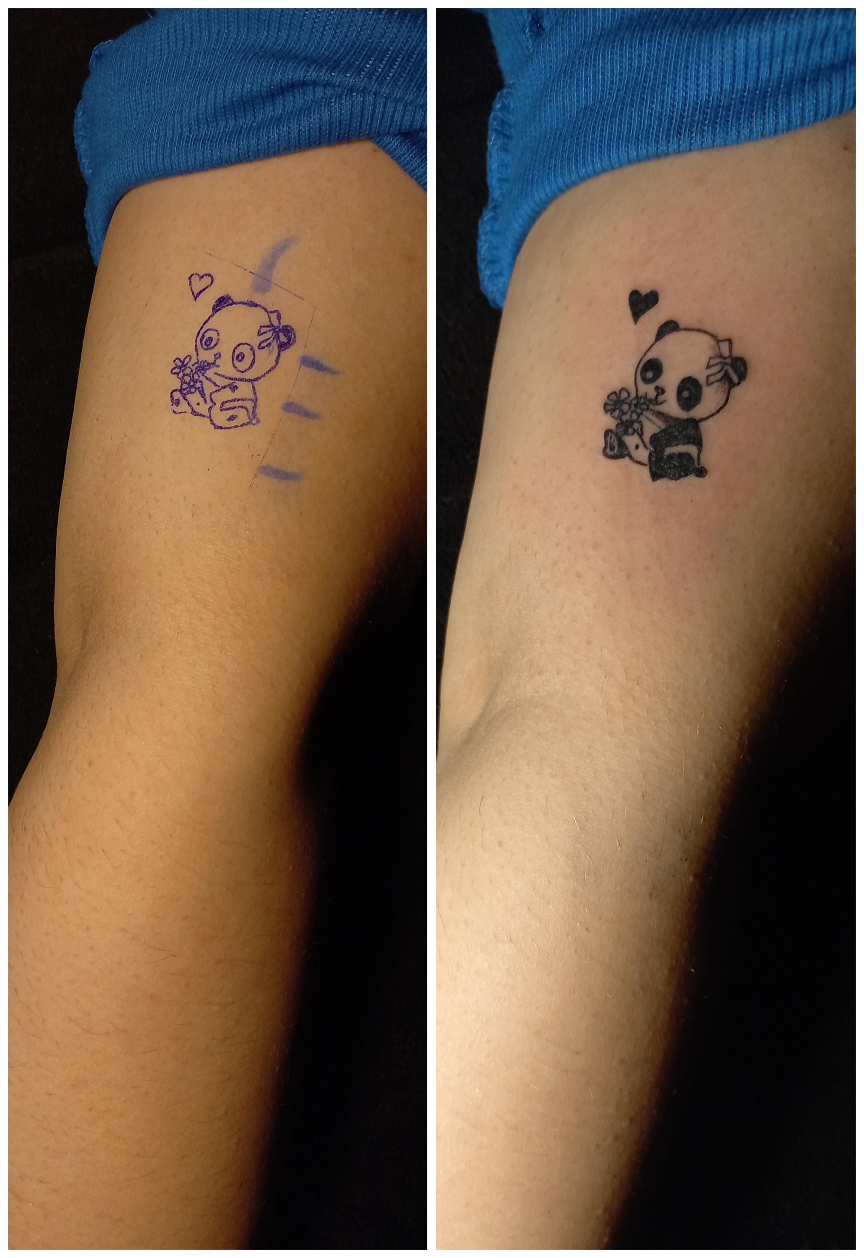 Tattoo uploaded by Vipul Chaudhary • Panda tattoo |Panda tattoo design |Panda  tattoo ideas |tattoo for girls • Tattoodo