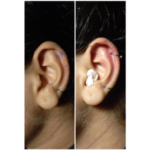 Ear piercing 
#piercing 
#TanzeelSarwar 
#vampires_polour 