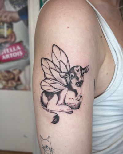 A cow with fairy wings : what an amazing request this was! 🐮 🪽 