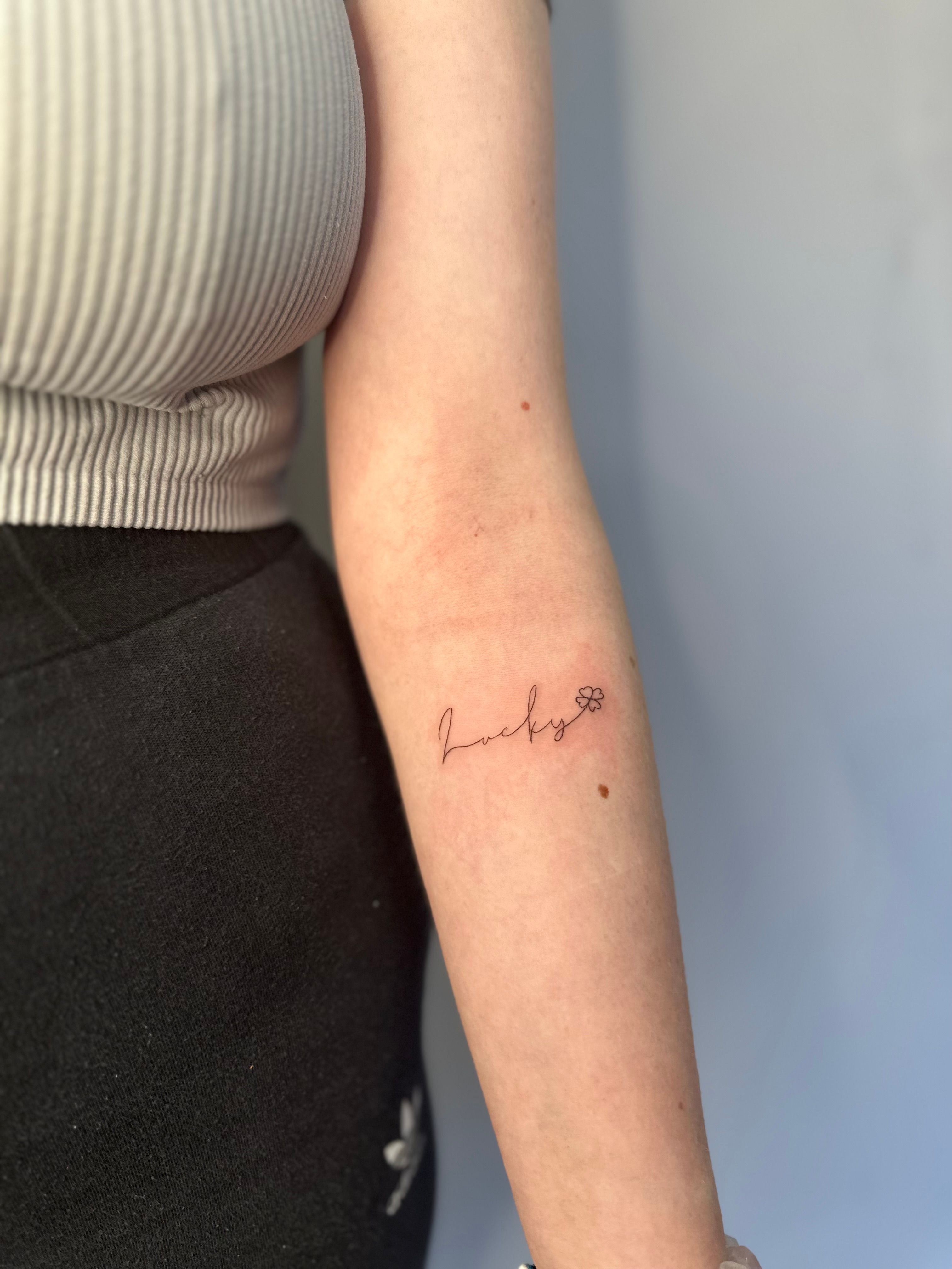 Tiny tattoo, big meaning. As per usual 🤍 Thank you, Christine, for sharing  the final look with me! Your tattoo artist did amazing �... | Instagram