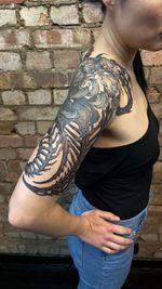 Biomech Sleeve Tattoo