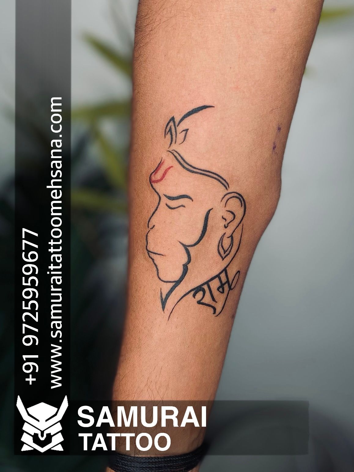Hanuman Temporary Tattoos Sticker Thai Body Tattoo - Etsy Sweden