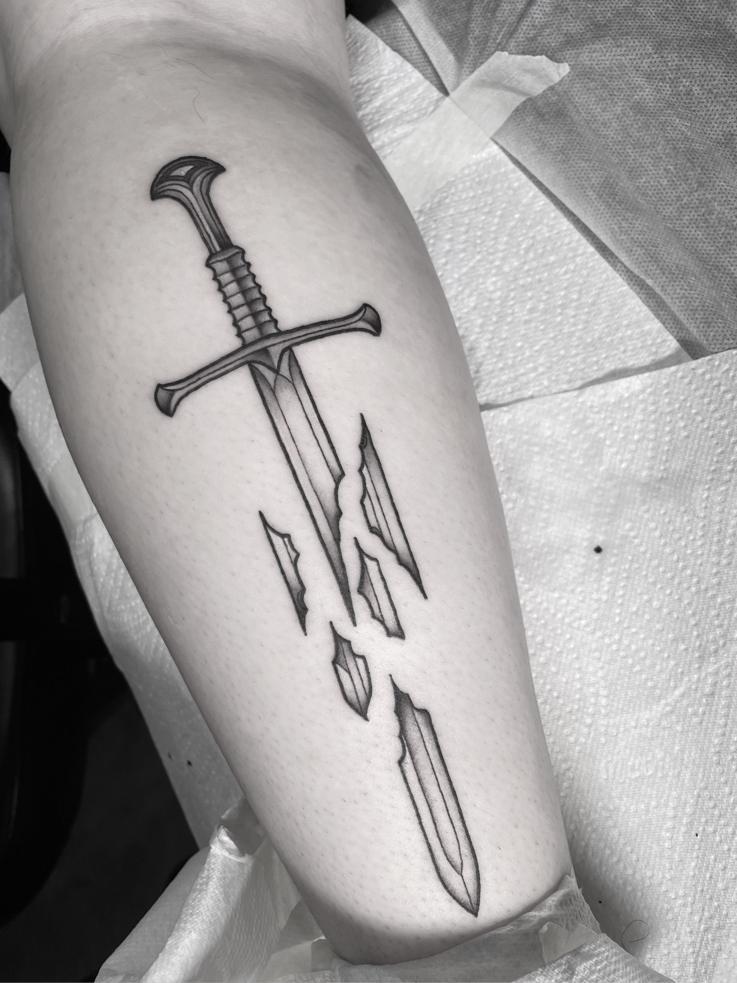 How To Draw A Sword Tattoo || Easy Tattoo Drawing - YouTube