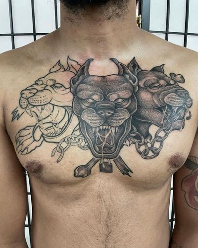 Two down, one to go ⛓️ Progress on Dan’s chest ⛓️