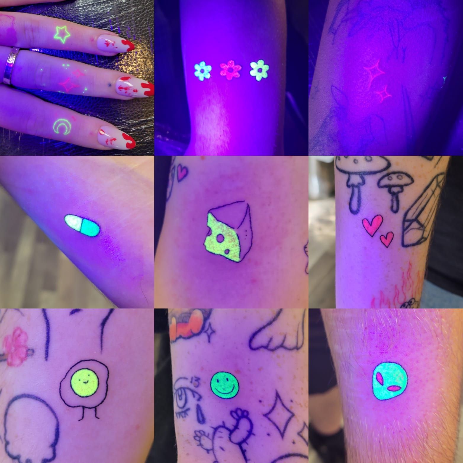 What To Know Before Getting A Trendy Glow-In-The-Dark Tattoo