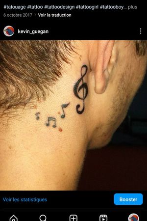 Music tattoo#music 