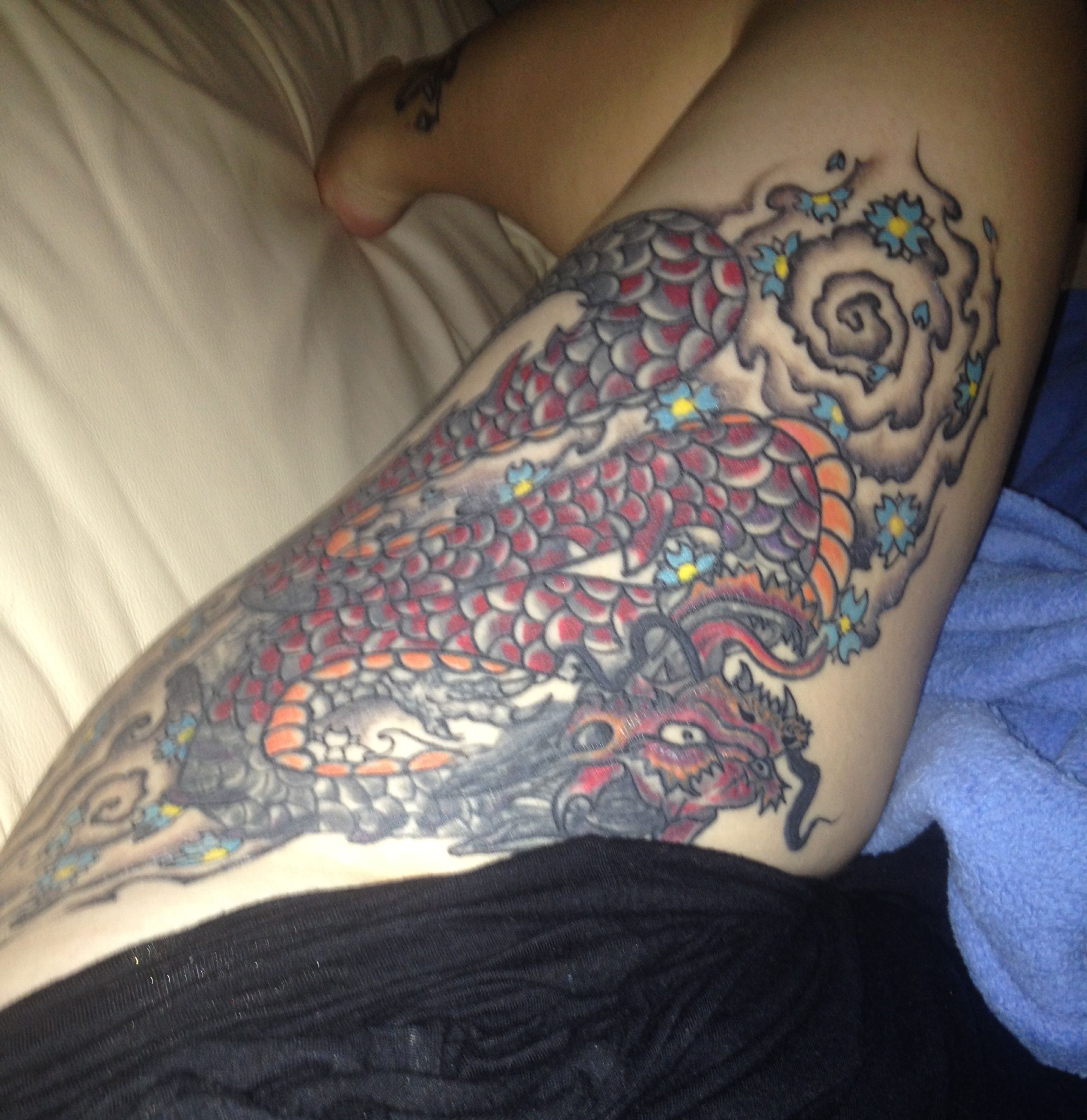 Tattoo uploaded by Noel Bonnici • Koi fish to cover up this tattoo