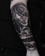 Racing Car Driver Tattoo