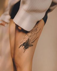 grungy butterfly