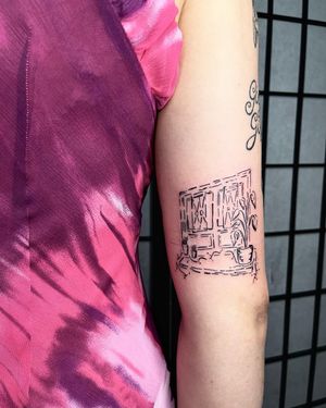 Embrace the magic of everyday objects with this illustrative tattoo by artist Emily Bonnet.