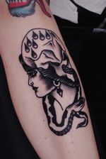 Lady from flash #traditionaltattoo #tattoo #tattoos #traditional #oldschooltattoo #ink #tattooartist #inked #tattooart #tattooflash #art #tattooed #traditionaltattoos #tattoolife #blackwork #oldlines #tradworkers #boldwillhold #tattooing #oldschool #neotraditionaltattoo #tattoodesign #blackandgreytattoo #colortattoo #tattooideas #classictattoo #tattooer #blackworktattoo #flashtattoo #bold