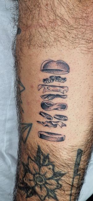 Fine line mini burger 