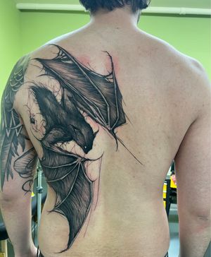 My back piece done at Genyth in NYC by BK