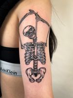 Skeleton Puppet Tattoo