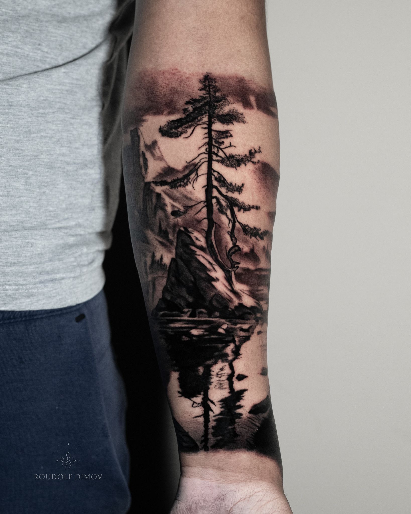 Venetian Tattoo Gathering : Tattoos : Body Part Arm : Bristlecone Pine Tree