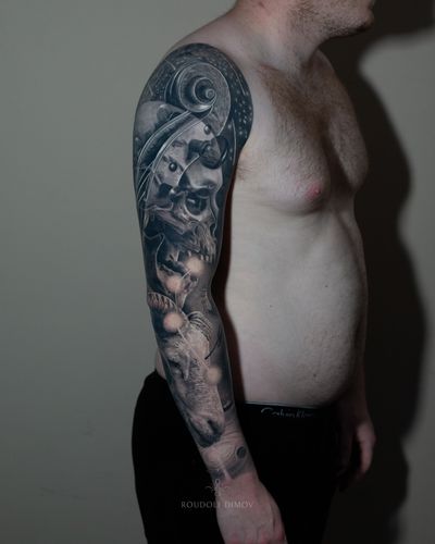 - Healed Outer part of a full sleeve - • https://www.roudolfdimovart.com/