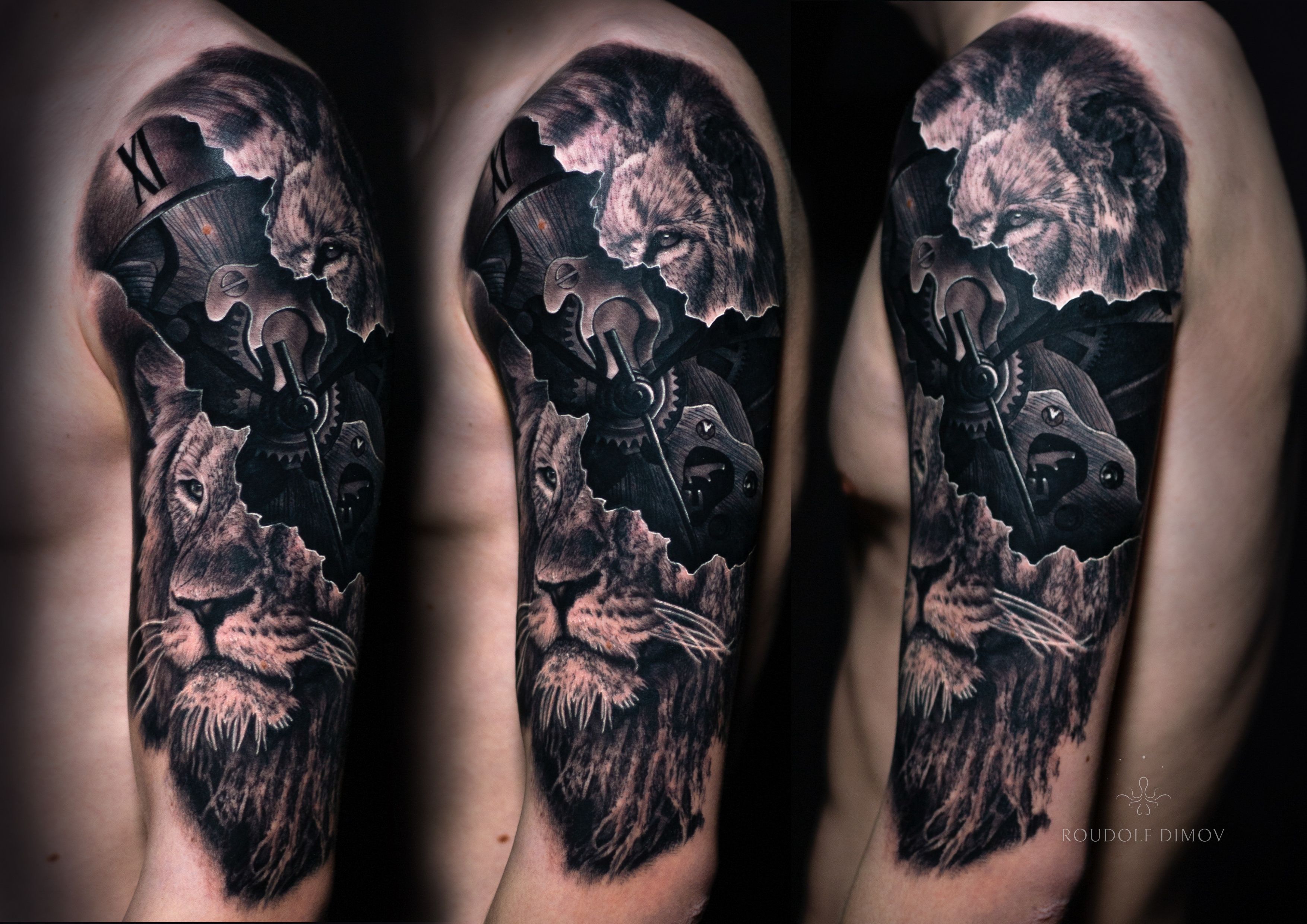 awesome lion tattoo ideas @gabrielsouza.tattoo 5 - KickAss Things