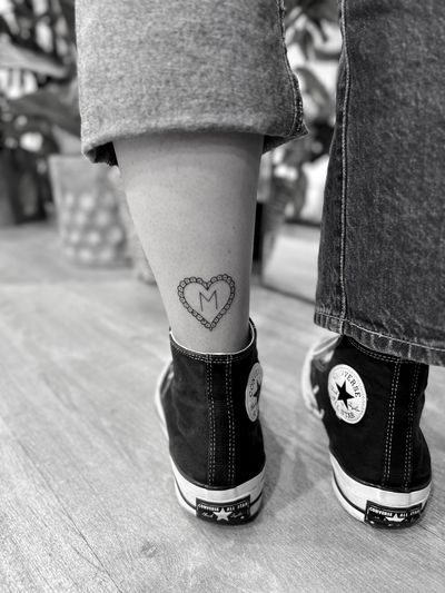 Experience the artistry of Aleks Fanta with this intricate fine line heart tattoo design. Perfect for those seeking a delicate and refined look.