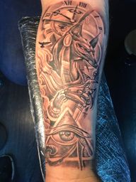 Anubis and Eye of Horus
