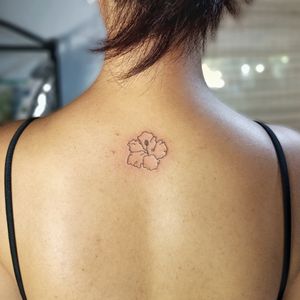 Floral minimalist tattoo