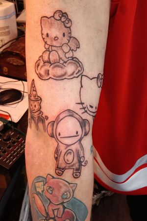 Little characters tattoo done 