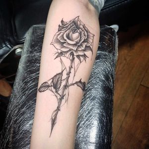 loved getting to do this big spooky rose :)