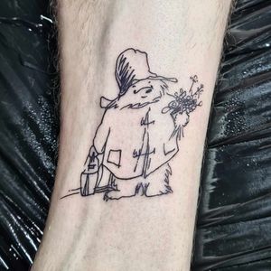 Adorable small Paddington tattoo! Always happy to do lil illustrative pieces like this! 