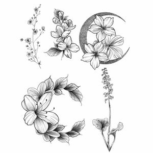 Some pretty floral pieces available to be tattooed!