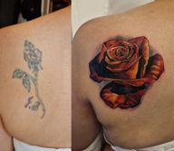 Realistic Rose Cover-Up