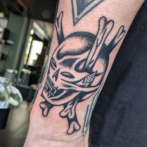 Skull and Crossbones Tattoo