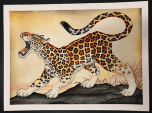 Leopard painting 