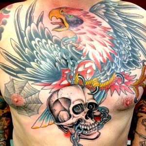 Chest Eagle and Skull