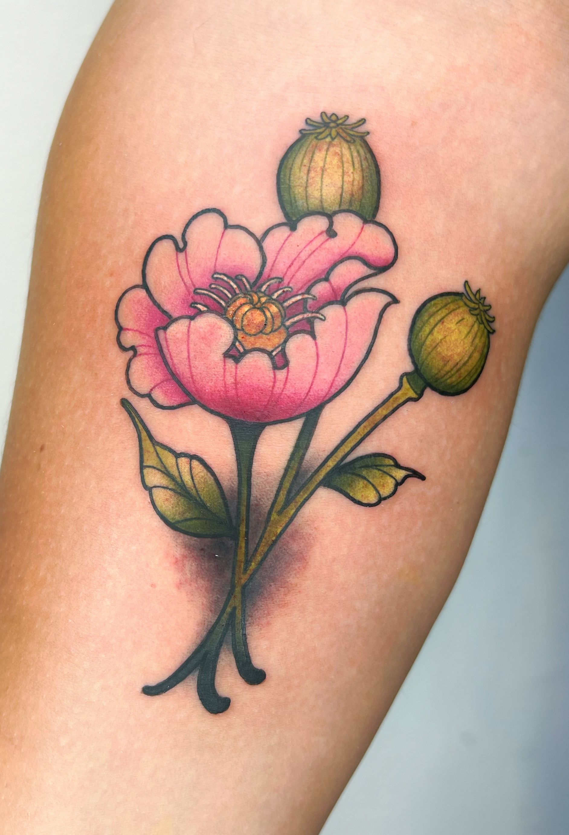Poppy (Cover-Up) - Tattoo Abyss Montreal