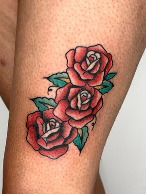 Capture the timeless beauty of a traditional rose with this stunning tattoo by renowned artist Clara Colibri.