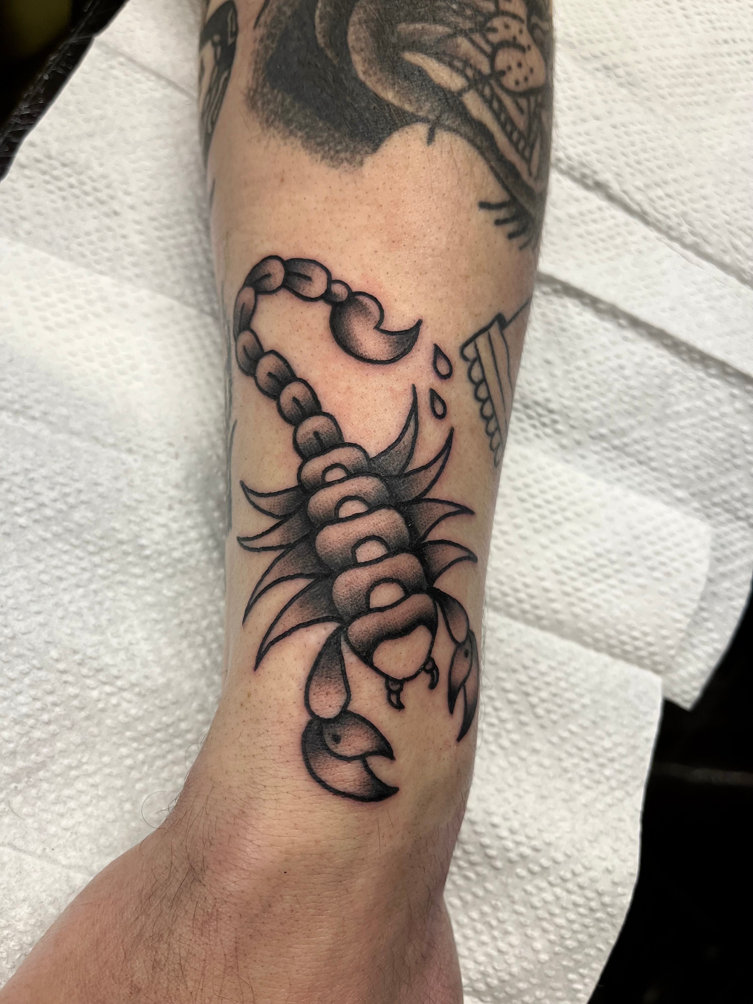 Scorpion tattoos represent qualities like strength, the ability to protect  oneself and great strength. #scorpio #scorpiotattoo #scorpiow... | Instagram