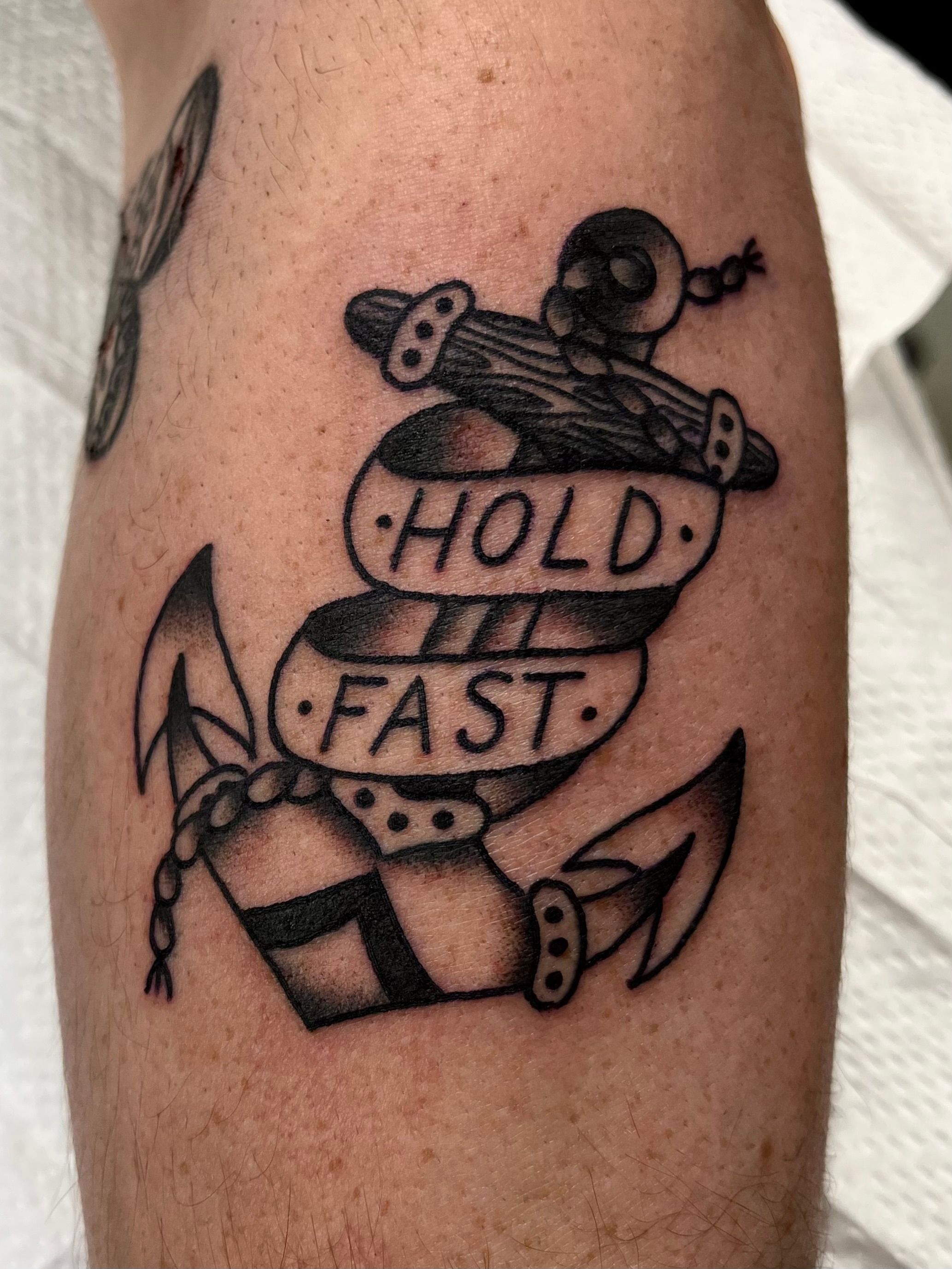 Clock and anchor tattoo by... - High Society Tattoo | Facebook
