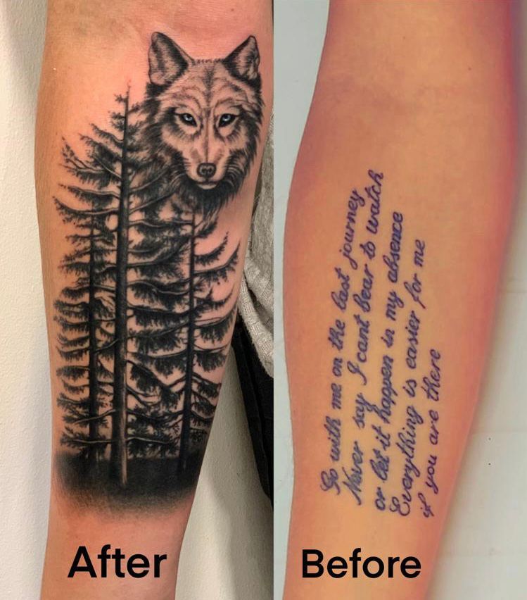 1pc Animal Wolf Men Male Waterproof Temporary Tattoos Fake Tattoo Stickers  Body Arm Cool Art Big Hipster Black Ink - AliExpress