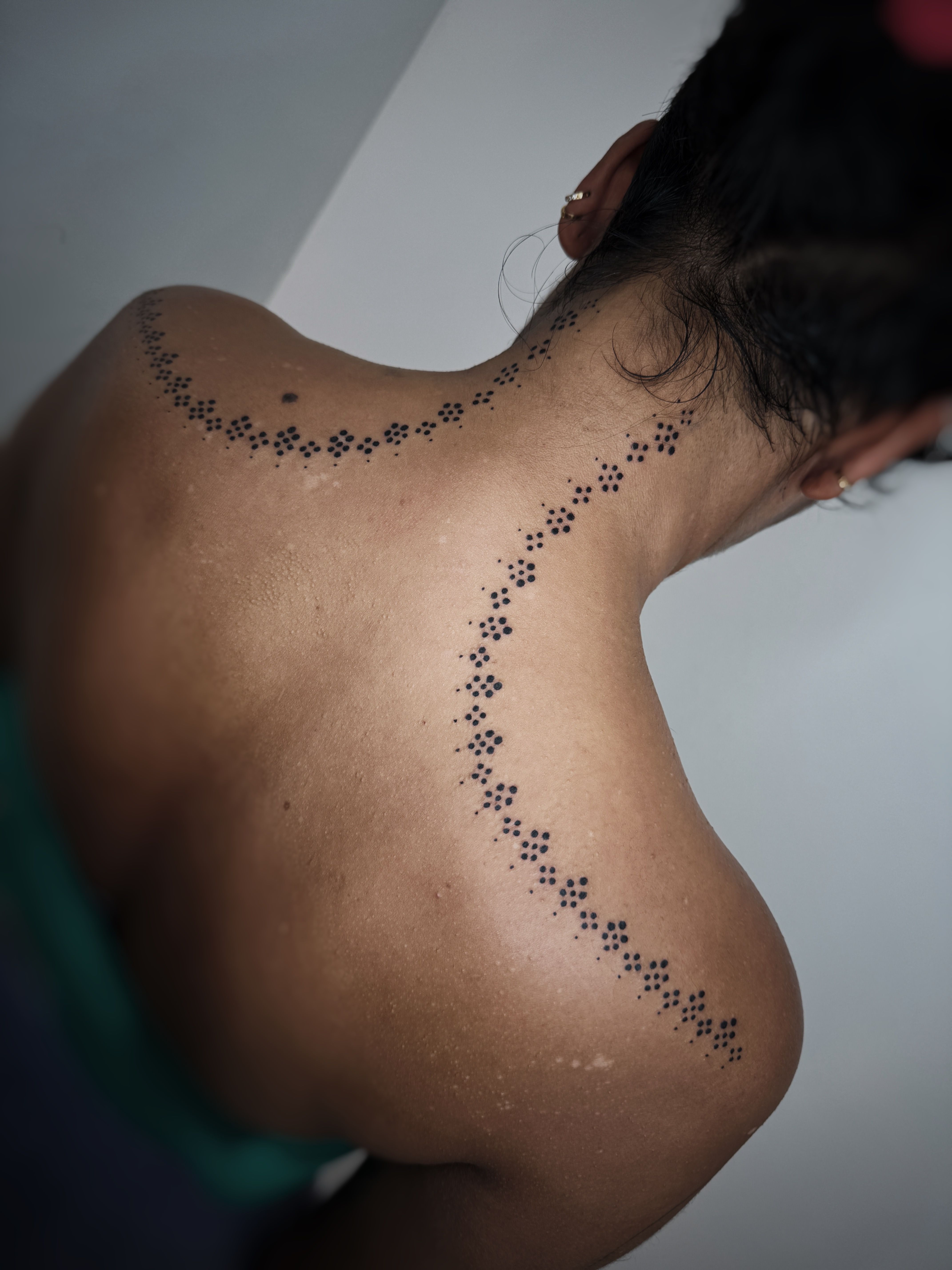Buy Braille Temporary Fake Tattoo Sticker set of 2 Online in India - Etsy