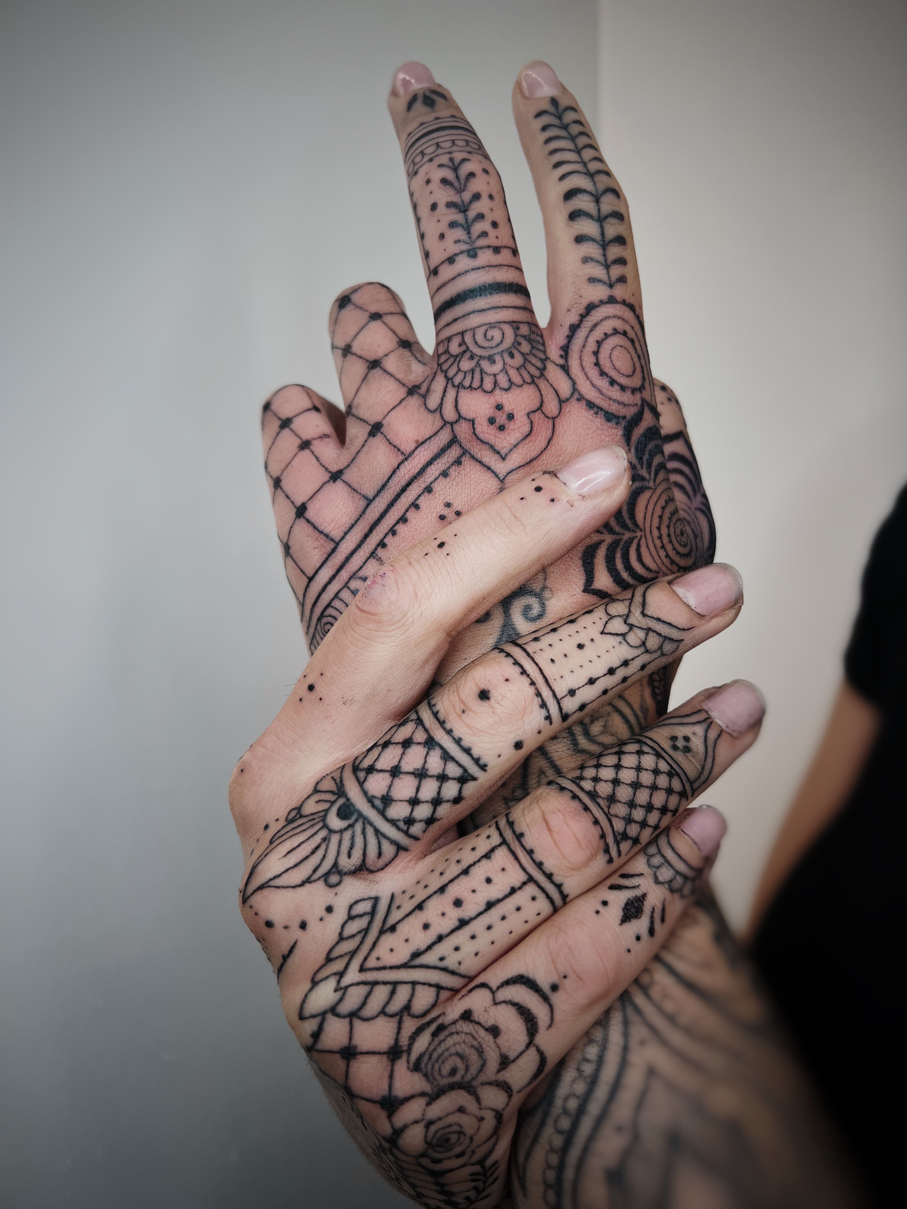 Mehndi Inspired Lotuses | Medicine Tattoos by Jennifer Moore… | Flickr