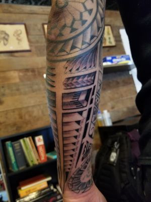 Polynesian Tribal Tattoo San Francisco by Nathan Emery Tattoo SF