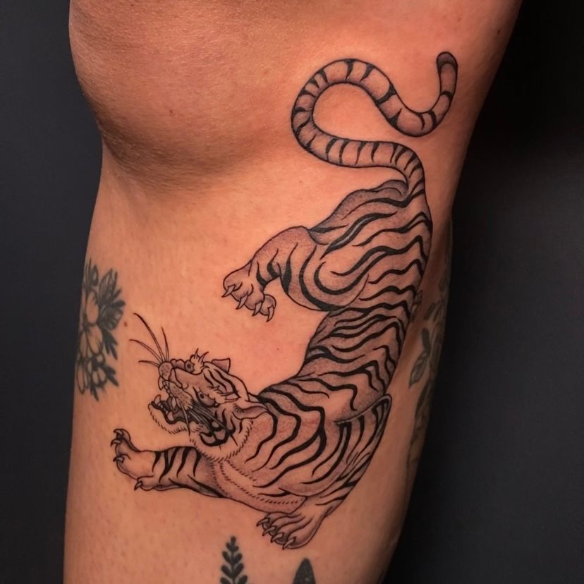 12+ Best Tiger Tattoos For Girls | Leopard tattoos, Tiger tattoo, Tattoos