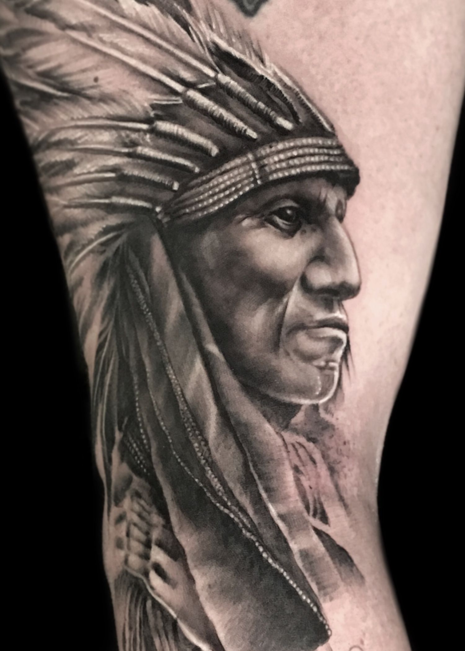 Flower and Tribal Armband Tattoo Design - TattooWoo.com